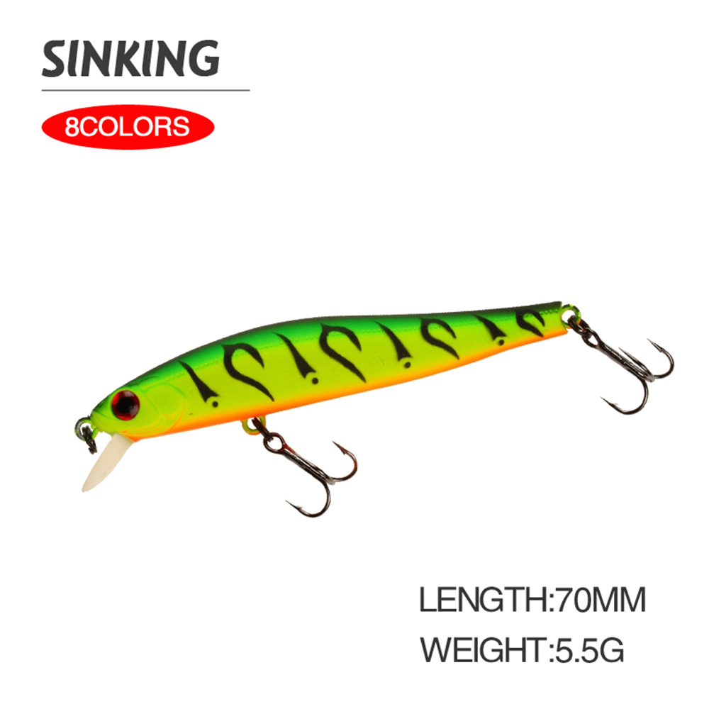 7 センチメートル 5.5 グラム釣りルアーミノーワブラーシ - Fishing Lure Jerkbait のレビューと価格