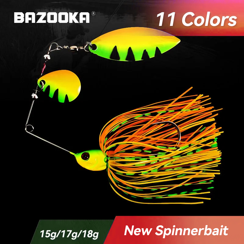 バズーカ 15 グラム 18 グラムスピナーベイト釣りルアー - Fishing Lure Jerkbait のレビューと価格