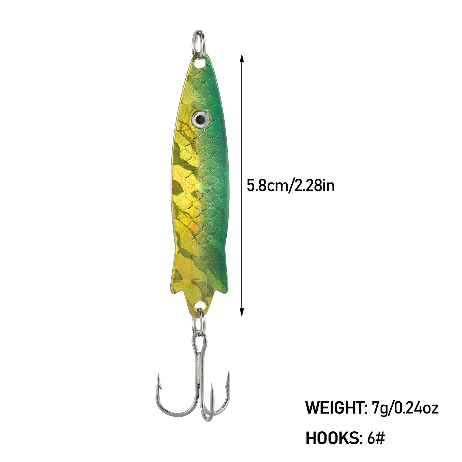 釣り用のスプーンタイプの金属製ベイト,魚を引き付けるためのル - Fishing Lure Spinnerbait のレビューと価格