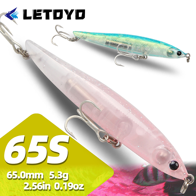 LETOYO シンキングペンシルルアー 65mm 5.3g  - Fishing Lure Spinnerbait のレビューと価格