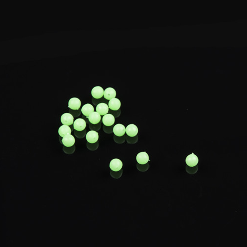 100 個 5 ミリメートルグリーン発光プラスチックビーズジ - Fishing Lure Soft Plastic のレビューと価格